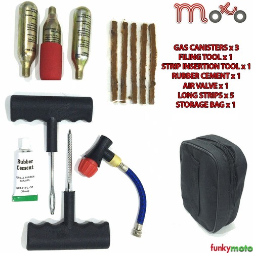 Motorbike puncture repair kit - motorbike,