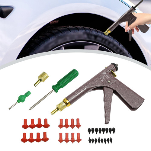 Vacuum tire repair - tire, kit